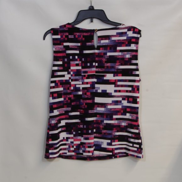 Calvin Klein Women's Sleeveless Multicolor Tank Blouse NWT - Picture 4 of 5
